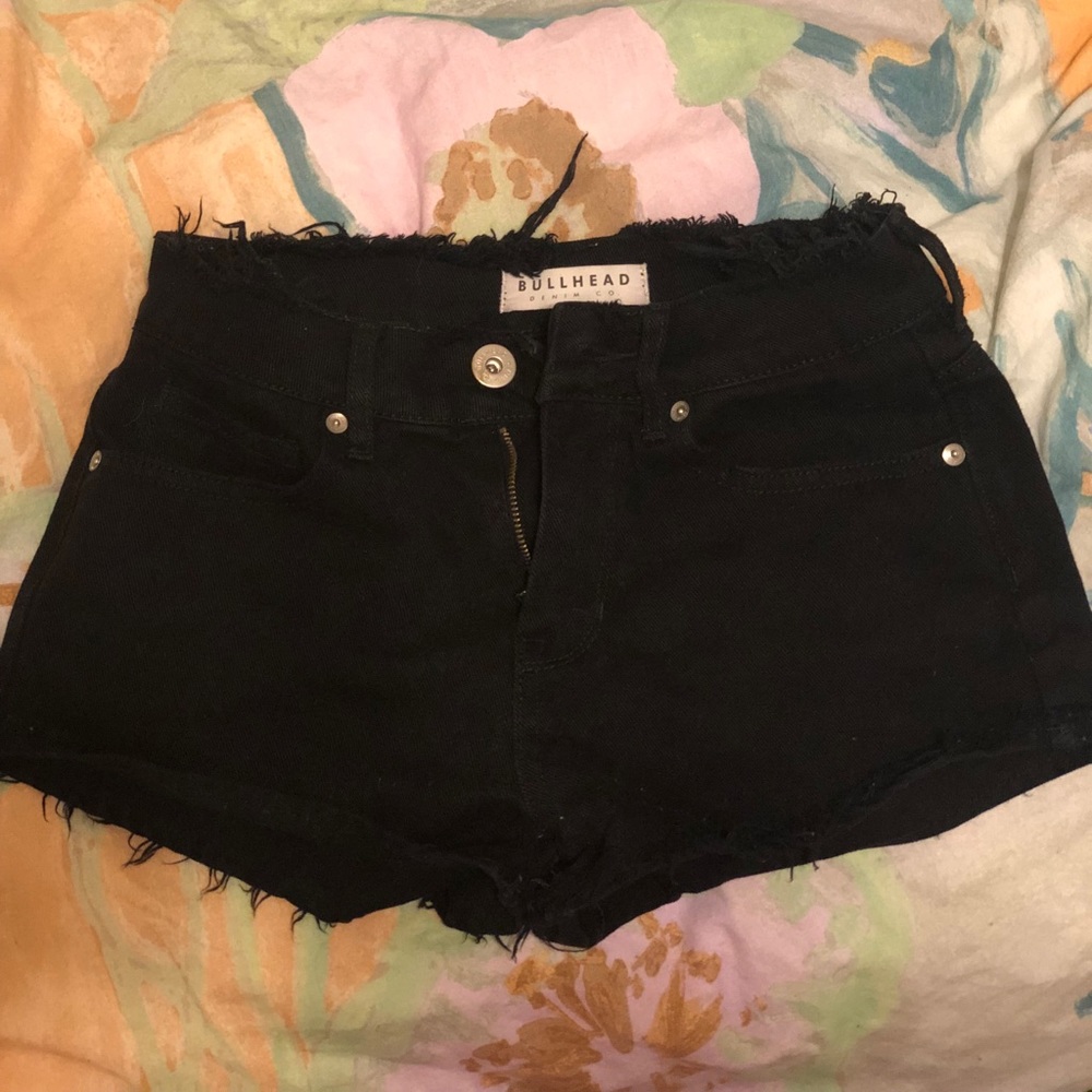 PacSun Black Denim Shorts